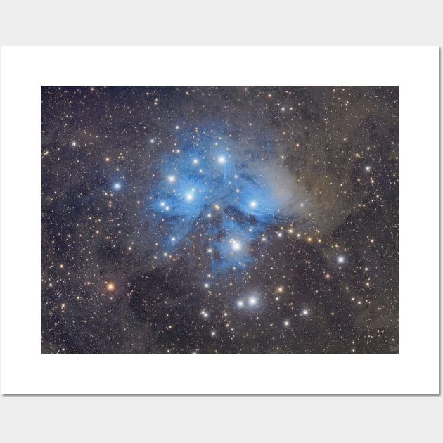 Pleiades M45 - The seven sisters Wall Art by StarlightHunter.com